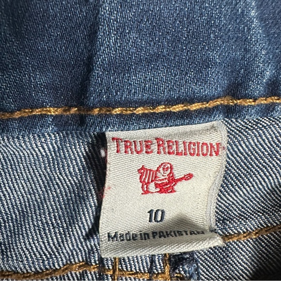 True Religion Kids Blue Jeans Size 10 - Picture 7 of 9